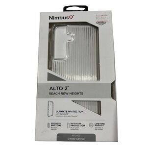 Nimbus9 Alto 2 Case for Samsung Galaxy S24 5G Clear Protect Cover N9AL-SAMGS24CL